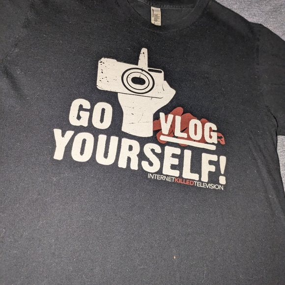 Charles Trippy OG Internet Killed Television "Go Vlog Yourself" YouTube Merch - Picture 3 of 4